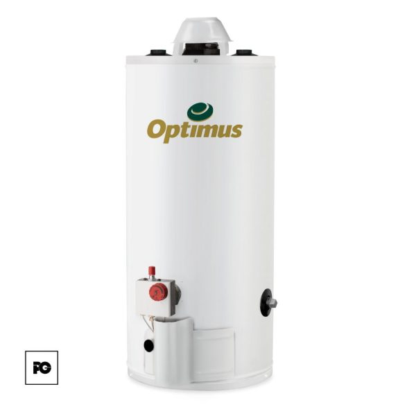 Boiler Optimus de gas LP para 1 servicio.