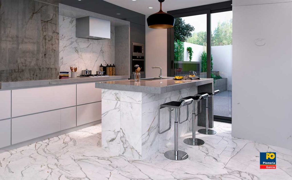 Descubre el azulejo perfecto para la barra de cocina