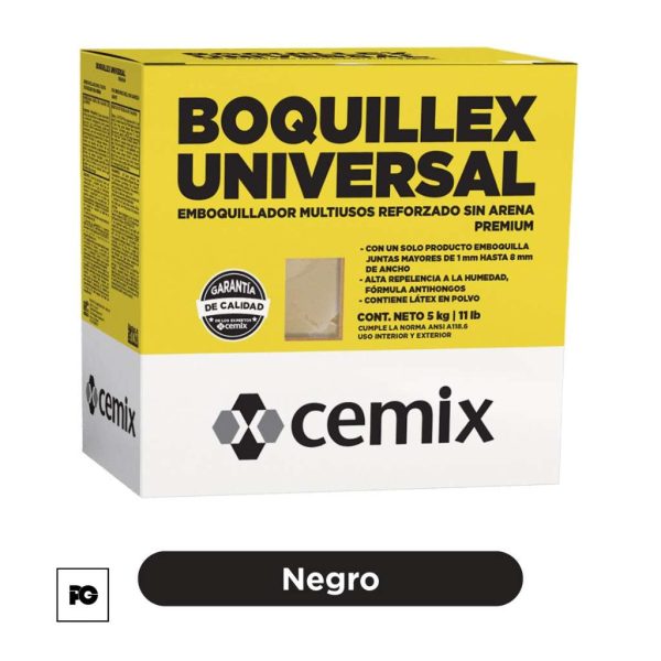 Emboquillador multiusos reforzado de 5 kg. color negro.