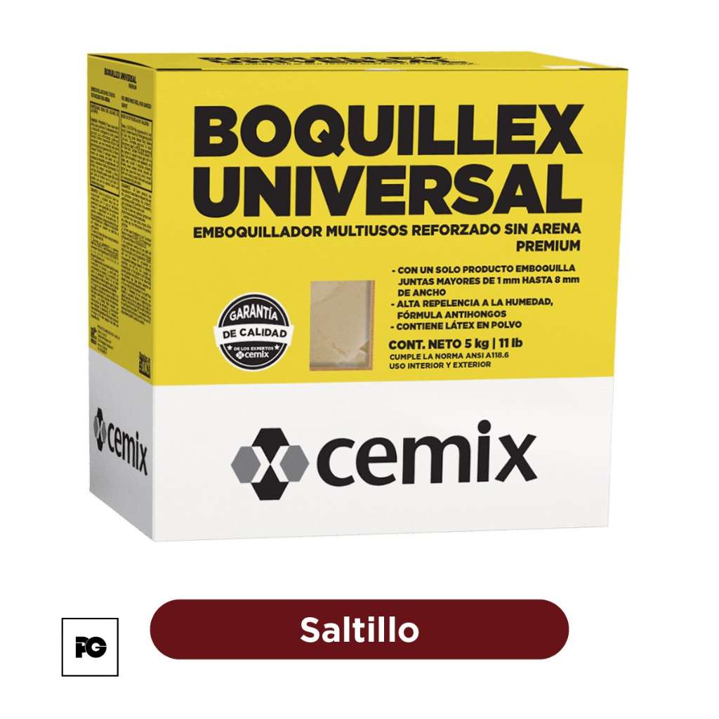 emboquillador multiusos-5kg-rojo saltillo-cemix-ok | Plomería García