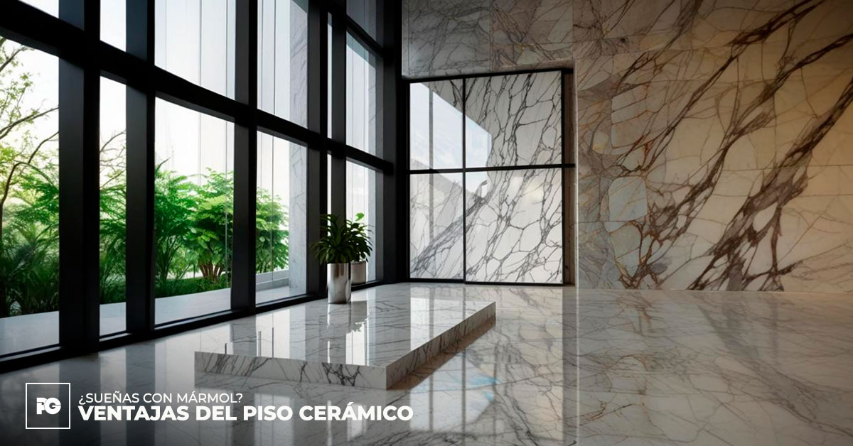 Pisos ceramicos tipo marmol