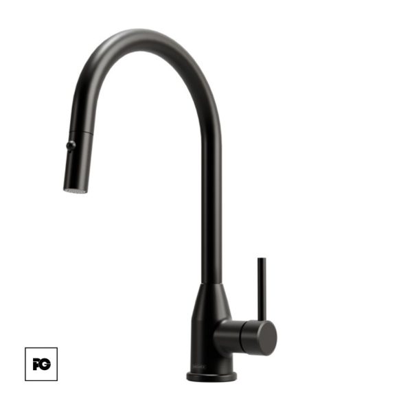 Monomando para fregadero Kampa Ébano.